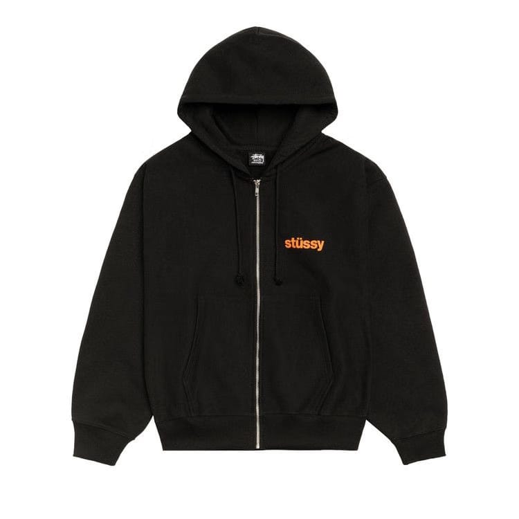 Stussy Built Tough Zip Hoodie Black