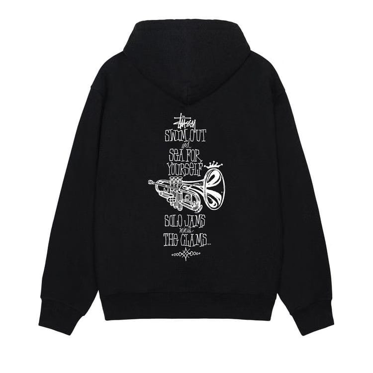 Stussy Swim Out Zip Hoodie Black
