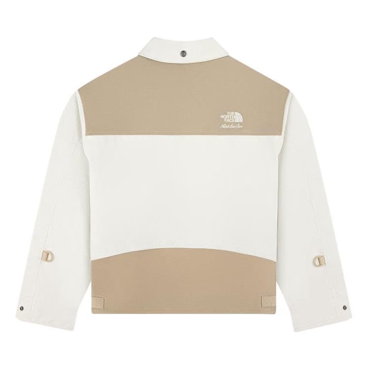 Aimé Leon Dore x The North Face Firefighter Jacket Pristine/Safari Tan