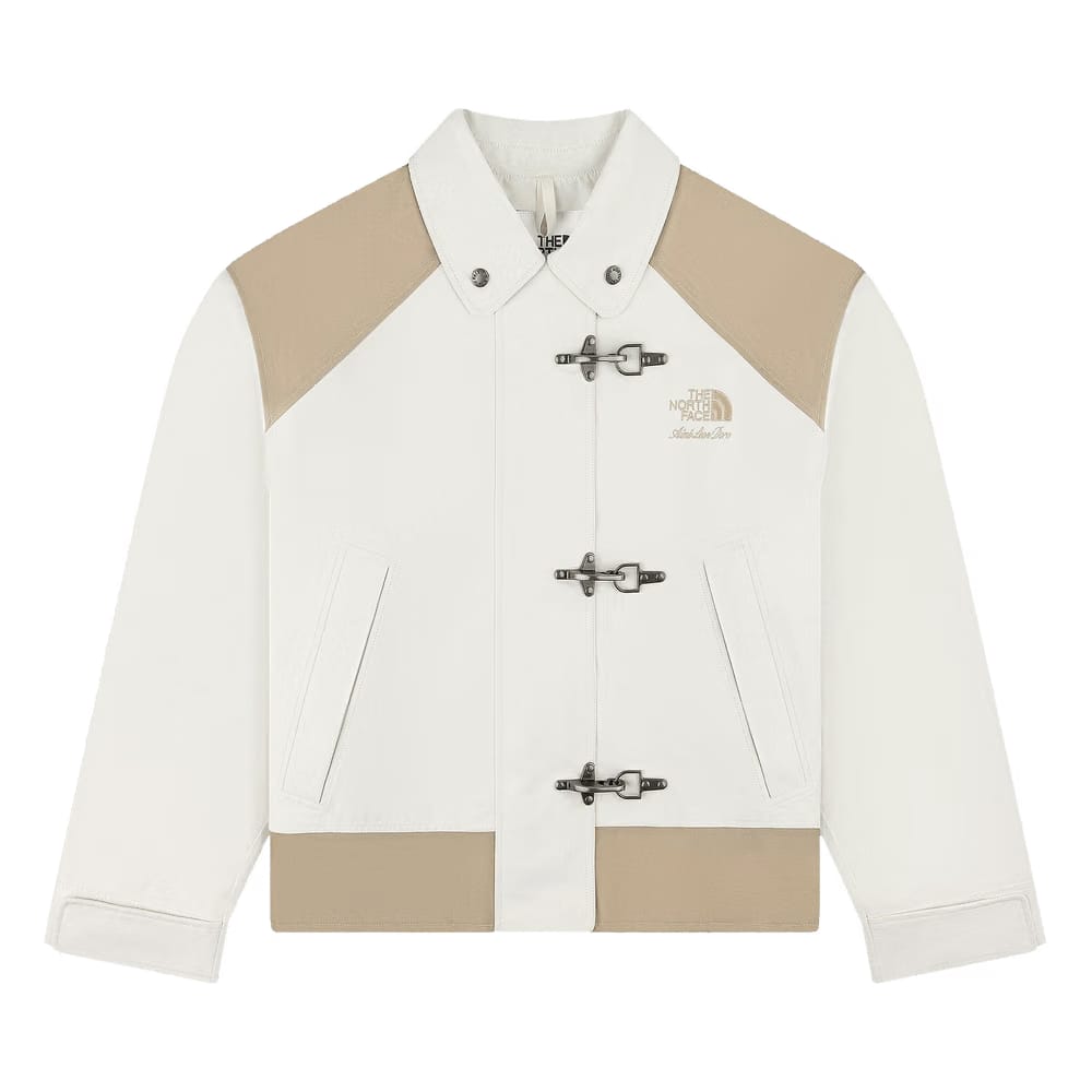 Aimé Leon Dore x The North Face Firefighter Jacket Pristine/Safari Tan