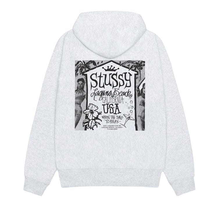 Stussy Beach House Hoodie Ash Heather