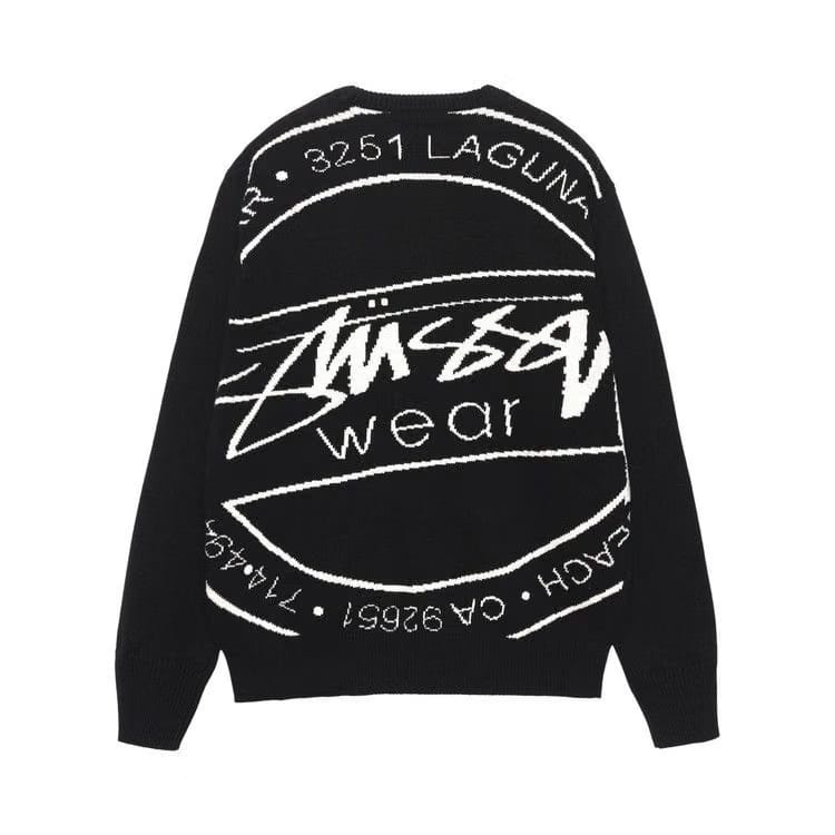 Stussy Laguna Icon Sweater Black