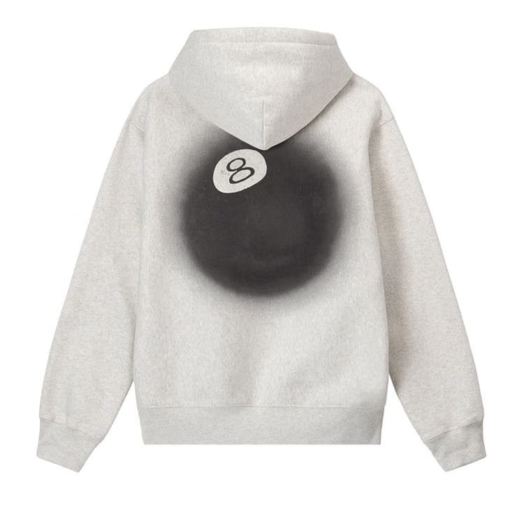 Stussy 8 Ball Fade Hoodie Ash Heather