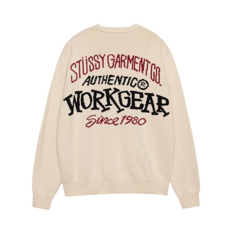 Stussy Authentic Workgear Sweater Natural