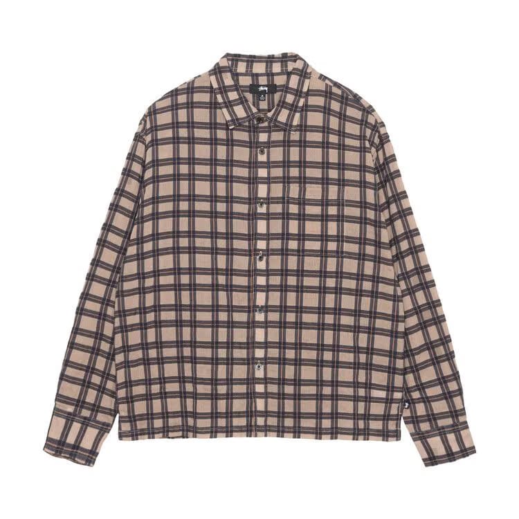 Stussy Sonoma Plaid Shirt Tan