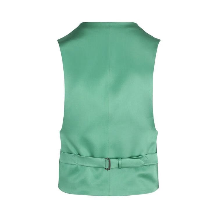Gucci Scoopneck Tailored Vest Green