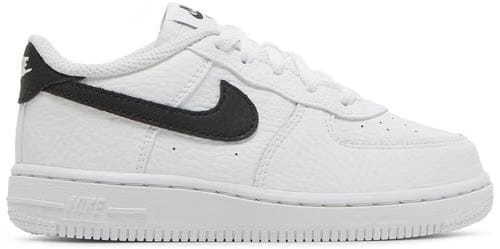 Nike Air Force 1 Low White Black Swoosh (TD)