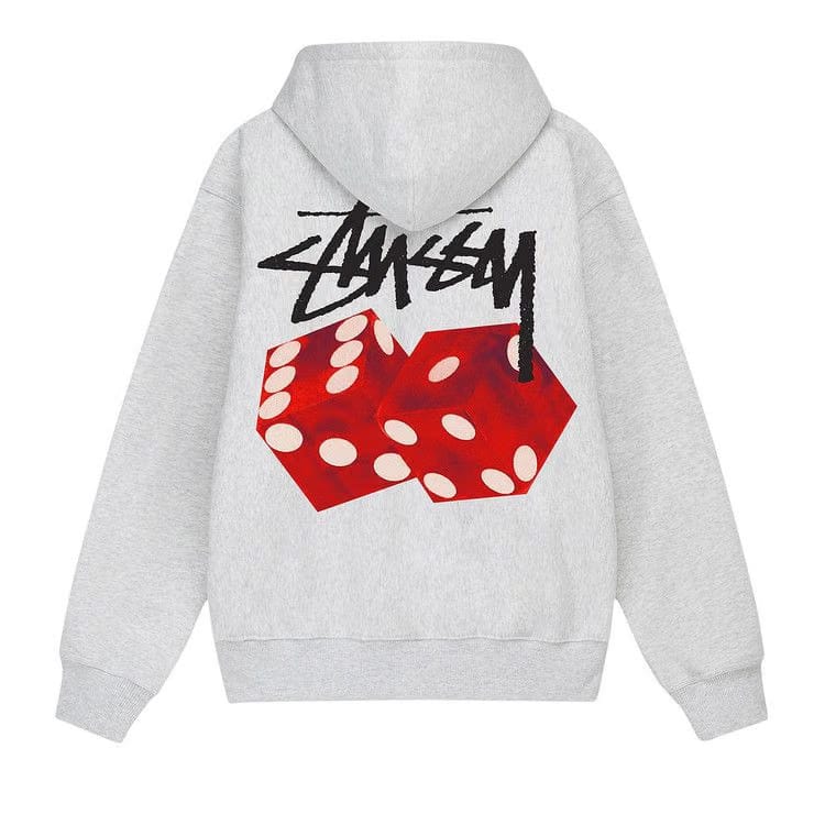 Stussy Diced Out Hoodie Ash Heather