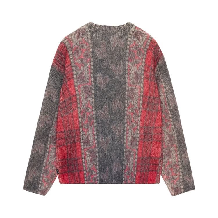 Stussy Mixed Print Alpaca Sweater Multicolor