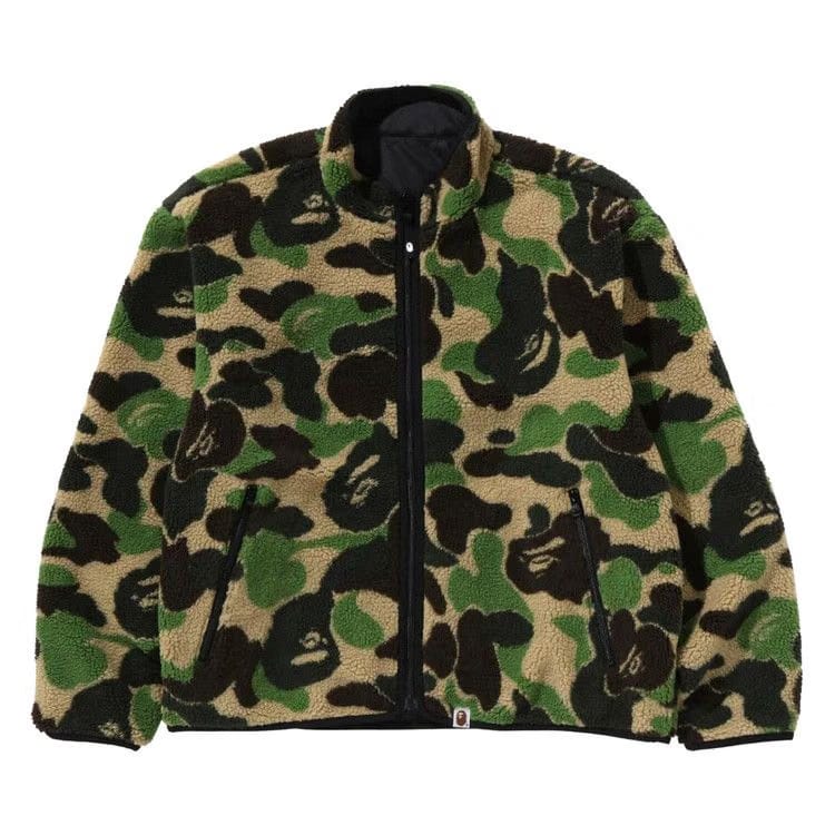 BAPE ABC Camo Boa Reversible Jacket Green