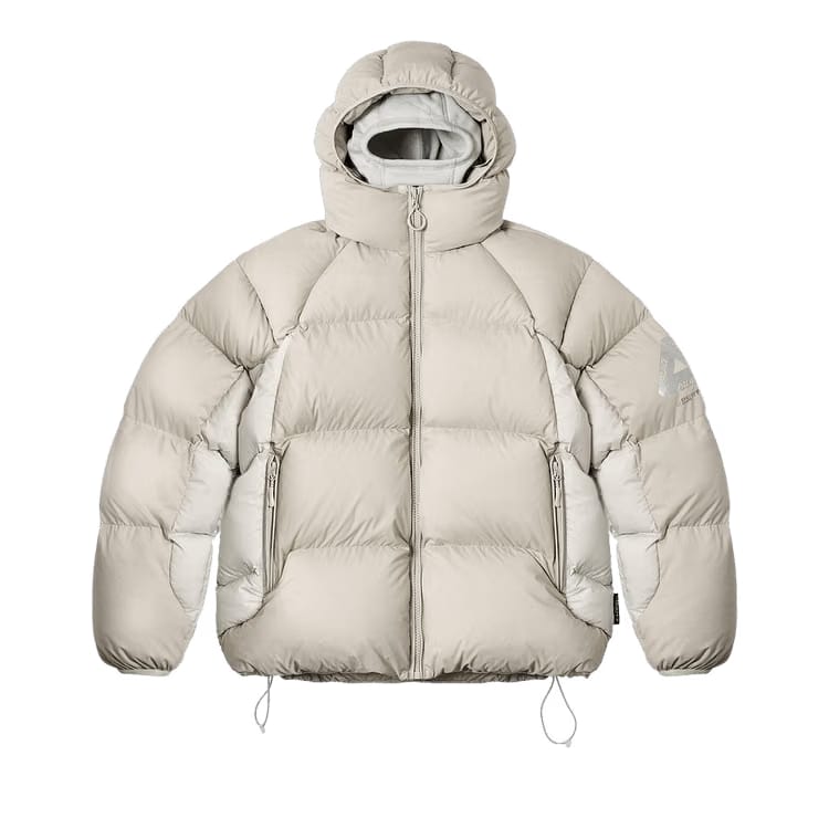 Palace Pertex Matte Balaclava Puffa Stone Arctica