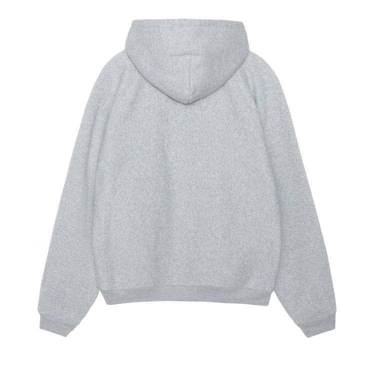 Stussy Raglan Zip Hoodie Grey Heather