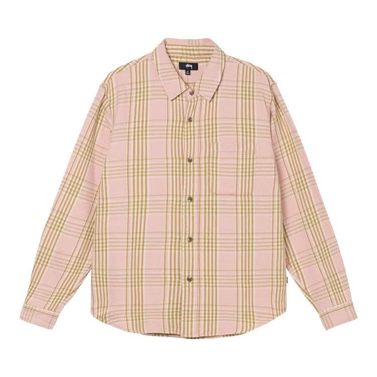 Stussy Laguna Plaid Shirt Pink