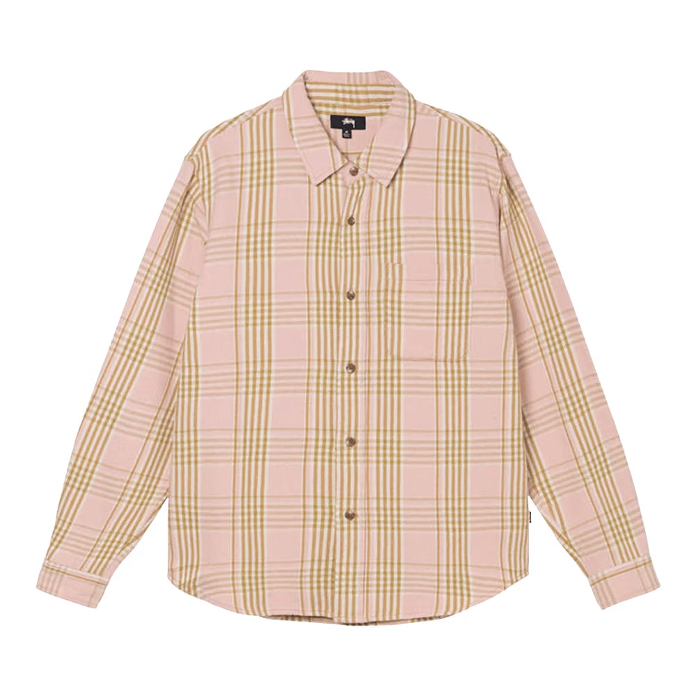 Stussy Laguna Plaid Shirt Pink
