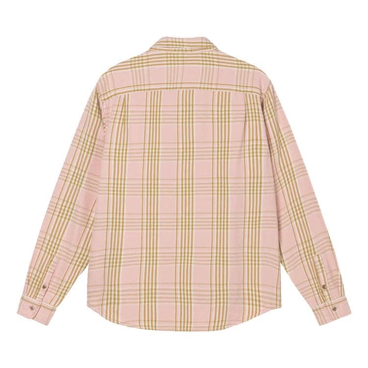 Stussy Laguna Plaid Shirt Pink