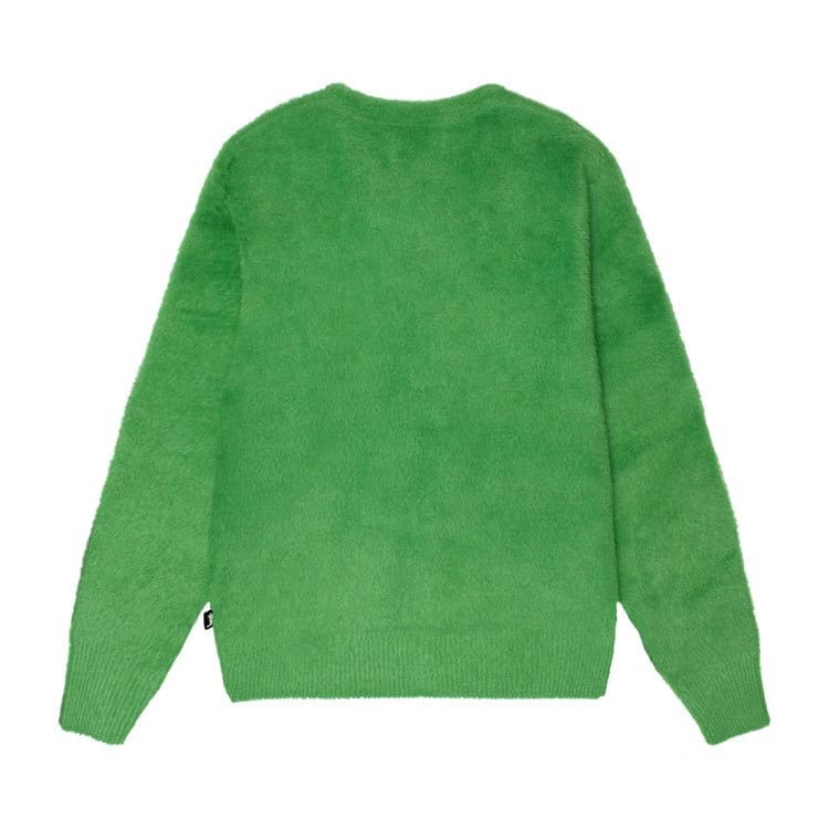 Stussy Shaggy Cardigan Green
