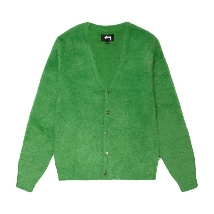 Stussy Shaggy Cardigan Green