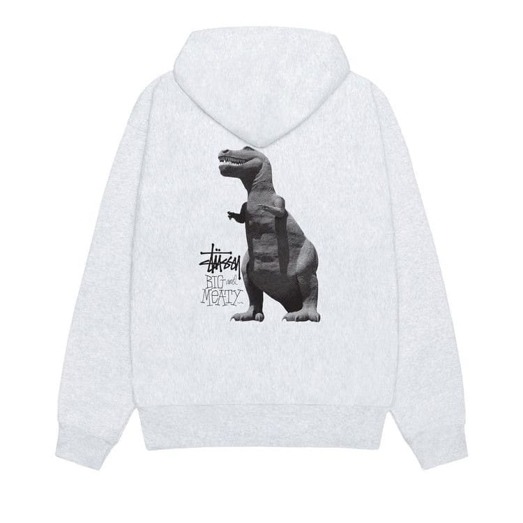 Stussy Big & Meaty Zip Hoodie Ash Heather
