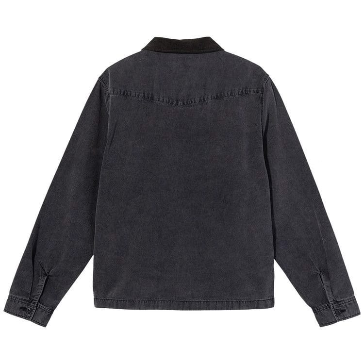 Stussy Washed Canvas Work Shirt Black