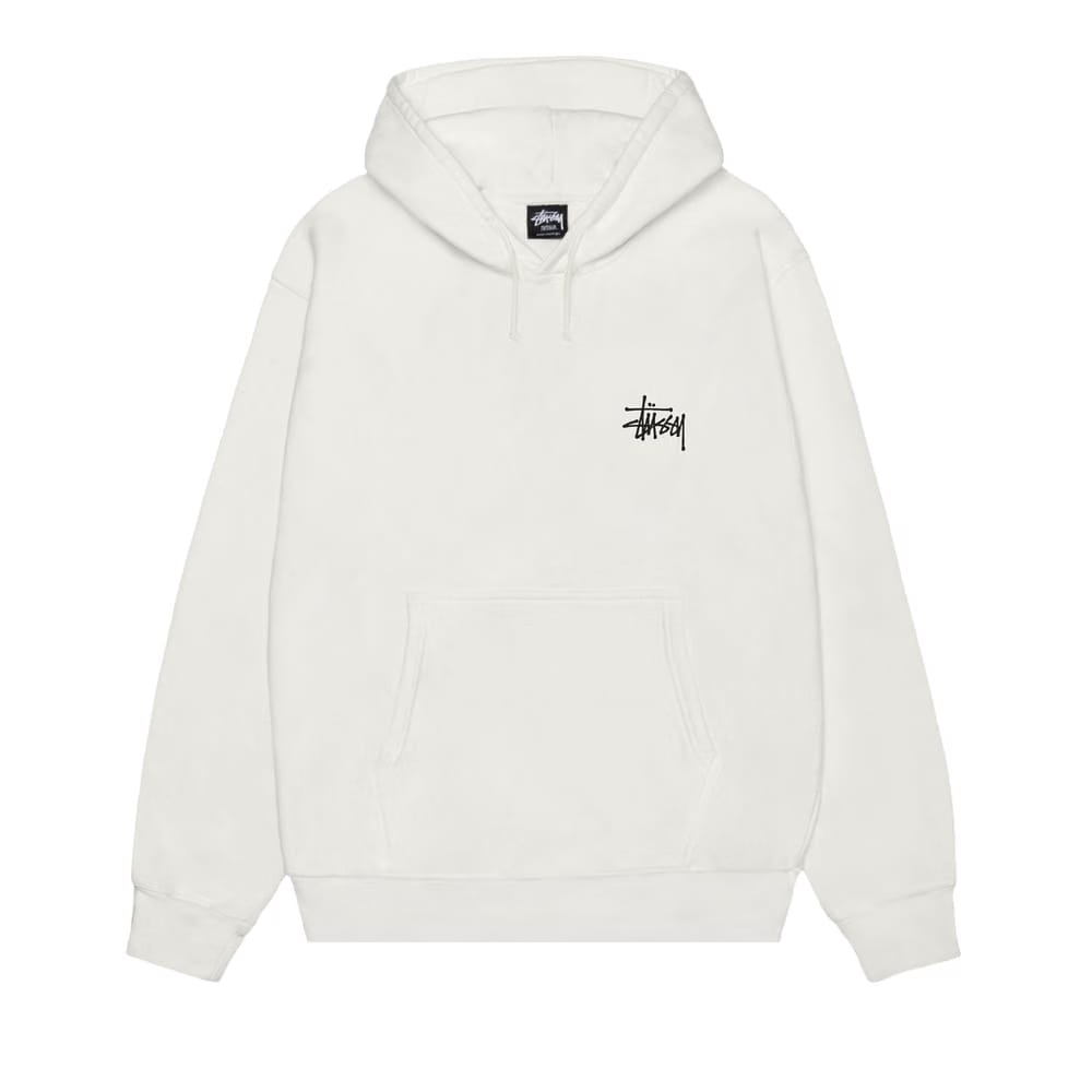 Stussy Basic Hoodie Pigment Dyed Natural