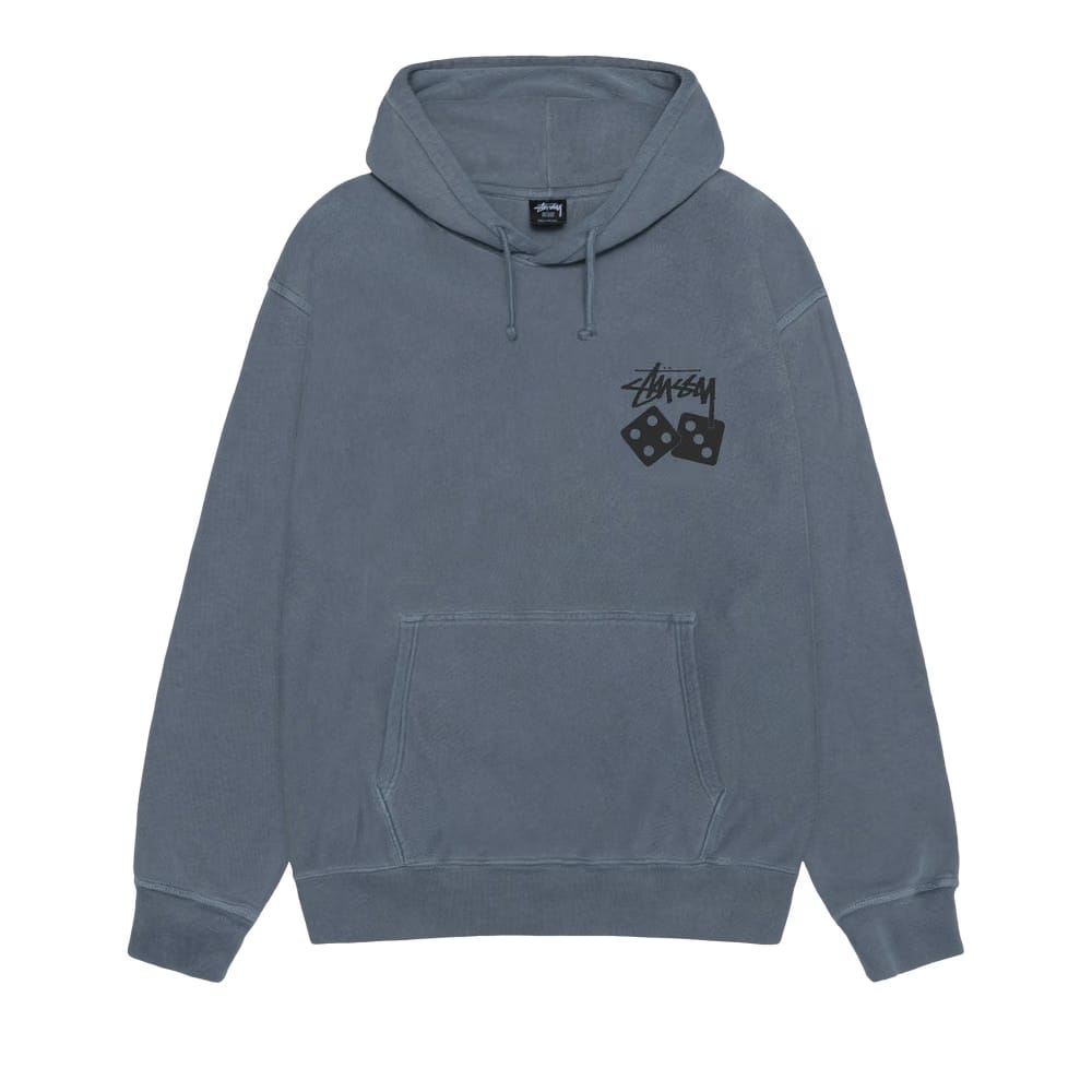 Stussy Dice Hoodie Pigment Dyed Navy