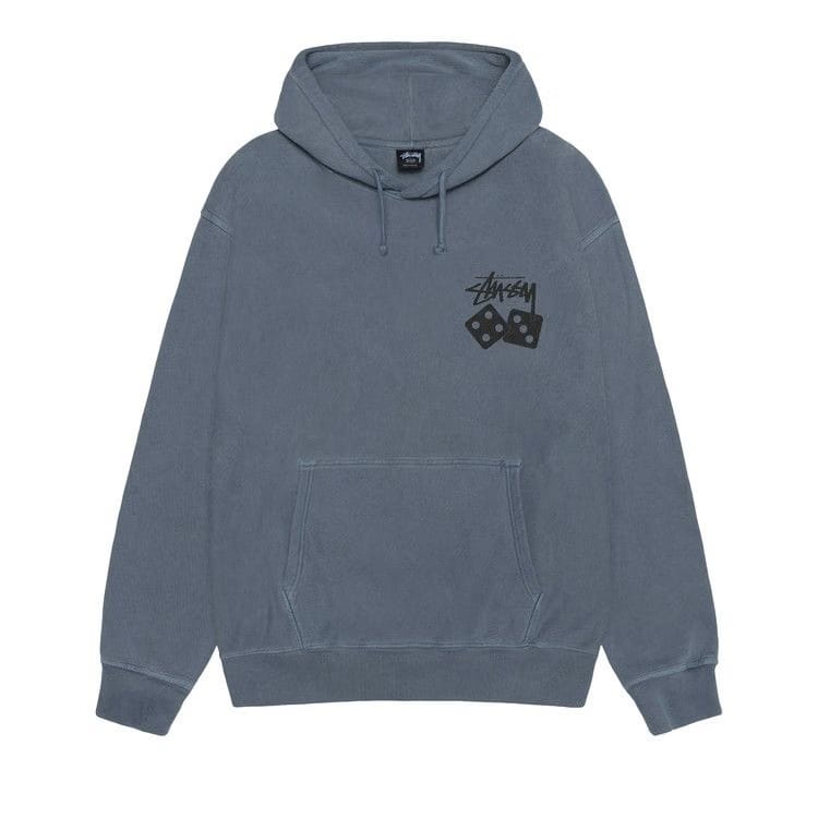 Stussy Dice Hoodie Pigment Dyed Navy