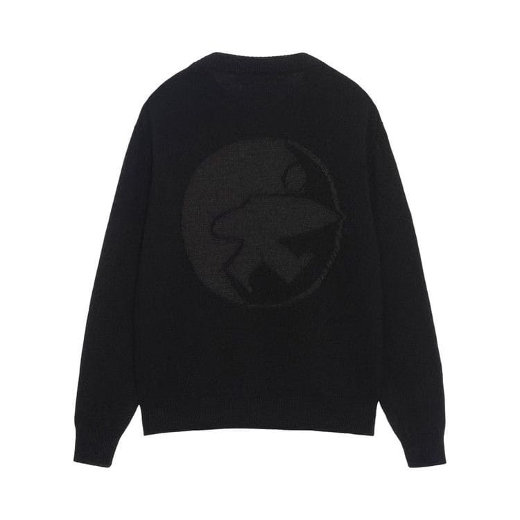 Stussy x Our Legacy Work Shop Knitted Roundneck Sweater Black Surfman