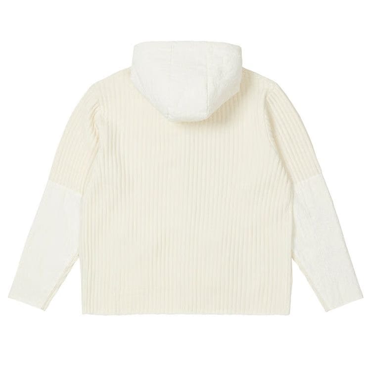 Palace Marine Zip Hood Knit Bone