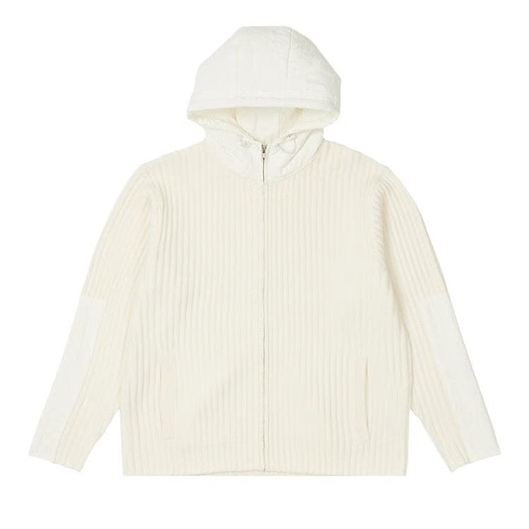 Palace Marine Zip Hood Knit Bone