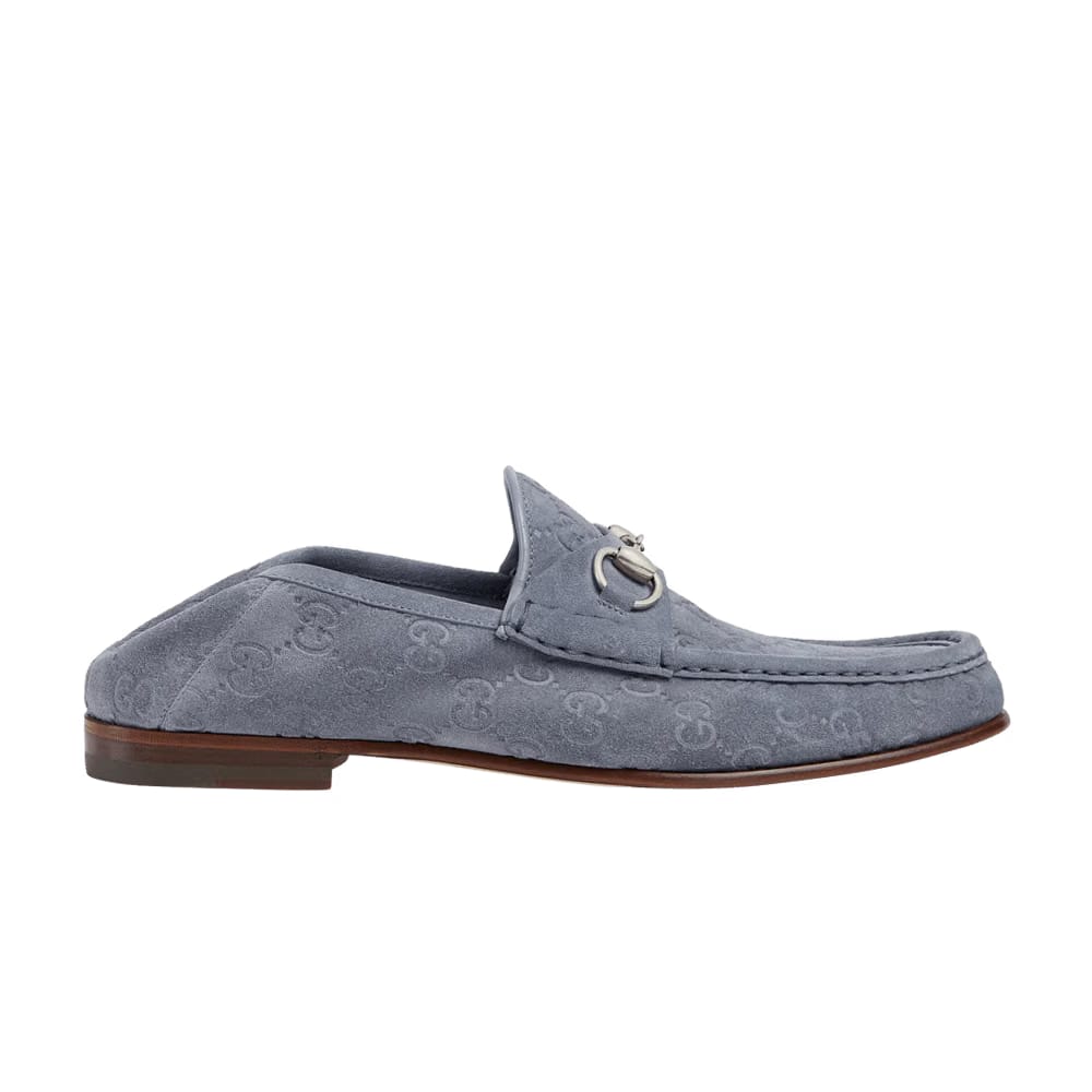 Gucci Horsebit 1953 Loafer GG Suede - Grey