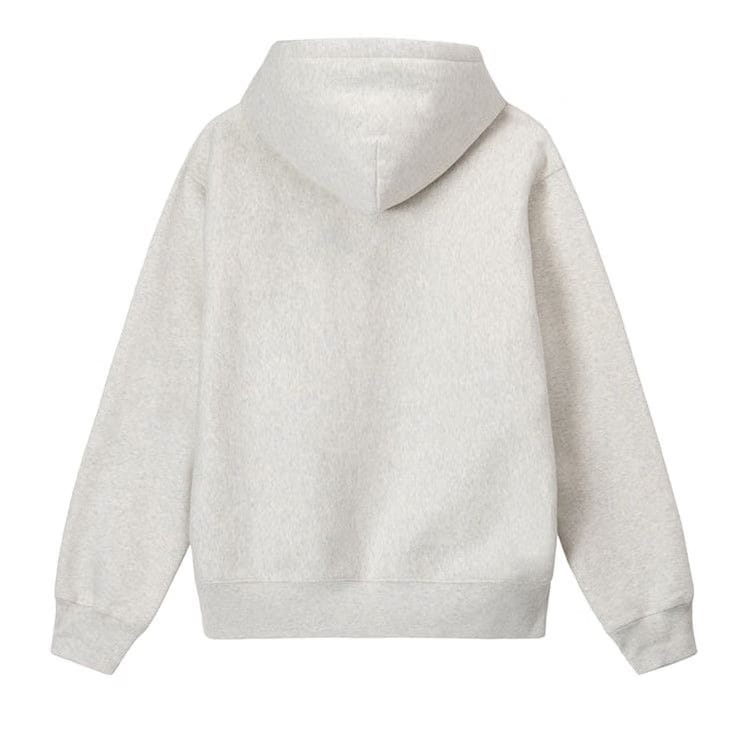 Stussy 8 Ball Embroidered Hoodie Ash Heather