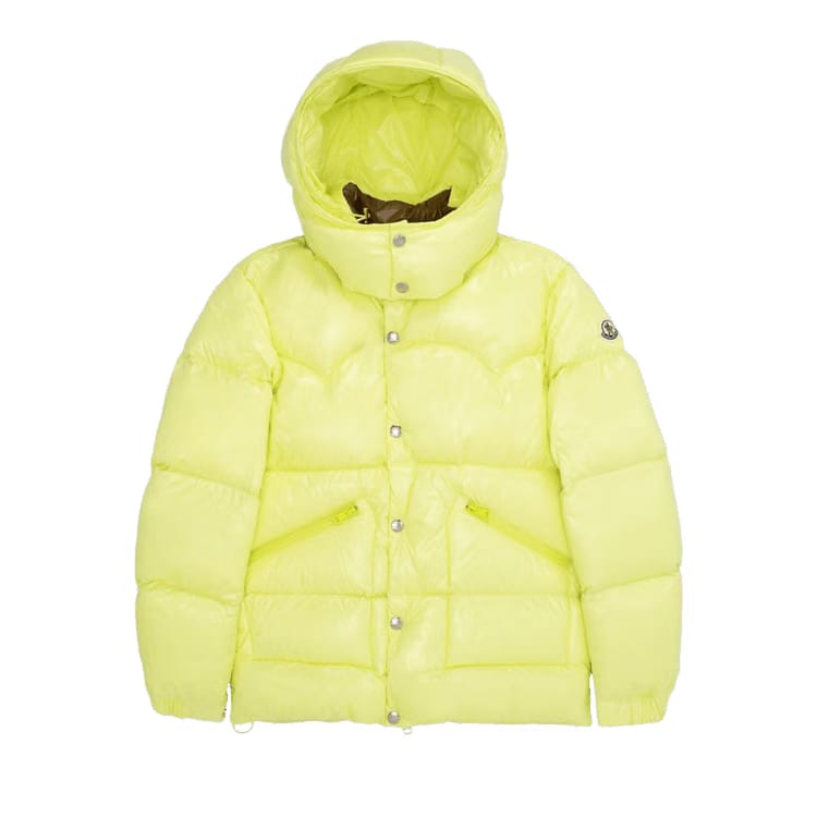 Moncler Coutard Shiny Puffer Jacket Yellow