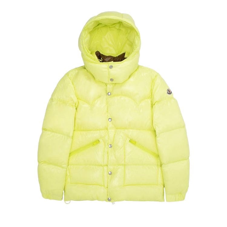 Moncler Coutard Shiny Puffer Jacket Yellow