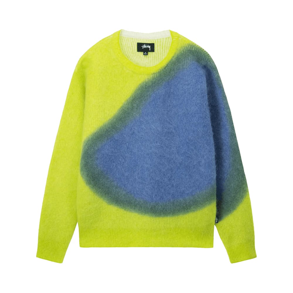Stussy Brushed Dot Sweater Lime