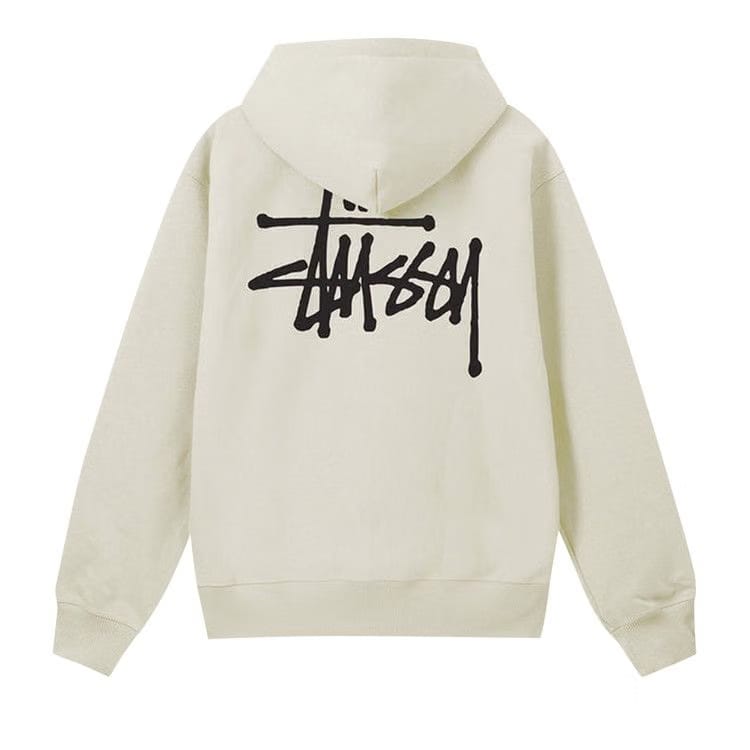 Stussy Basic Zip Hoodie Stone