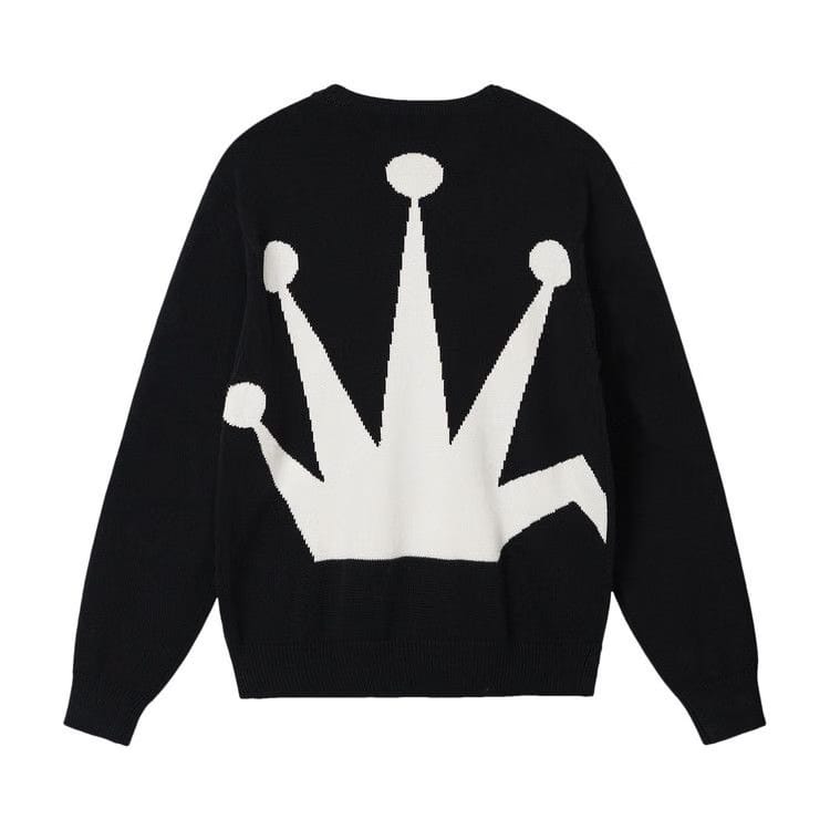 Stussy Bent Crown Sweater Black