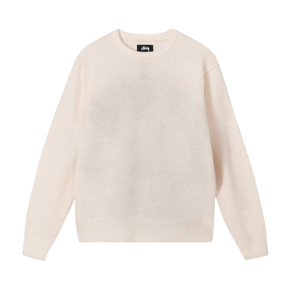Stussy 8 Ball Spray Sweater Ivory