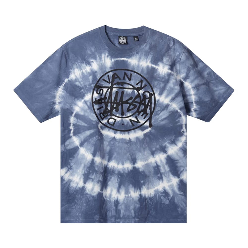Stussy x Dries Van Noten Tie Dye T-Shirt Blue