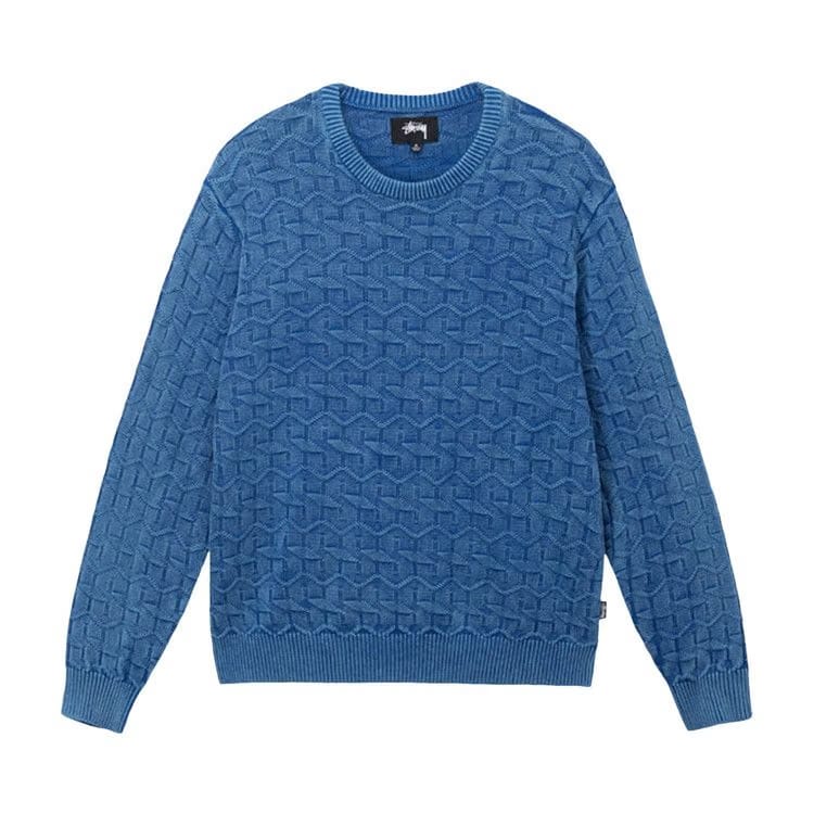 Stussy Strand Sweater Blue