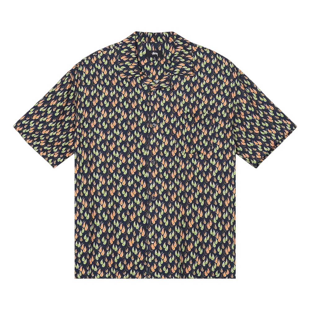Stussy Paisley Tears Shirt Navy