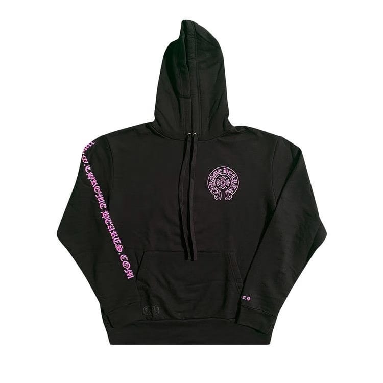 Chrome Hearts Horse Shoe Hoodie (Web Exclusive) Black/Pink