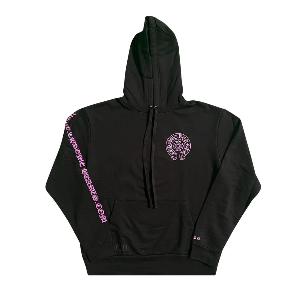 Chrome Hearts Horse Shoe Hoodie (Web Exclusive) Black/Pink