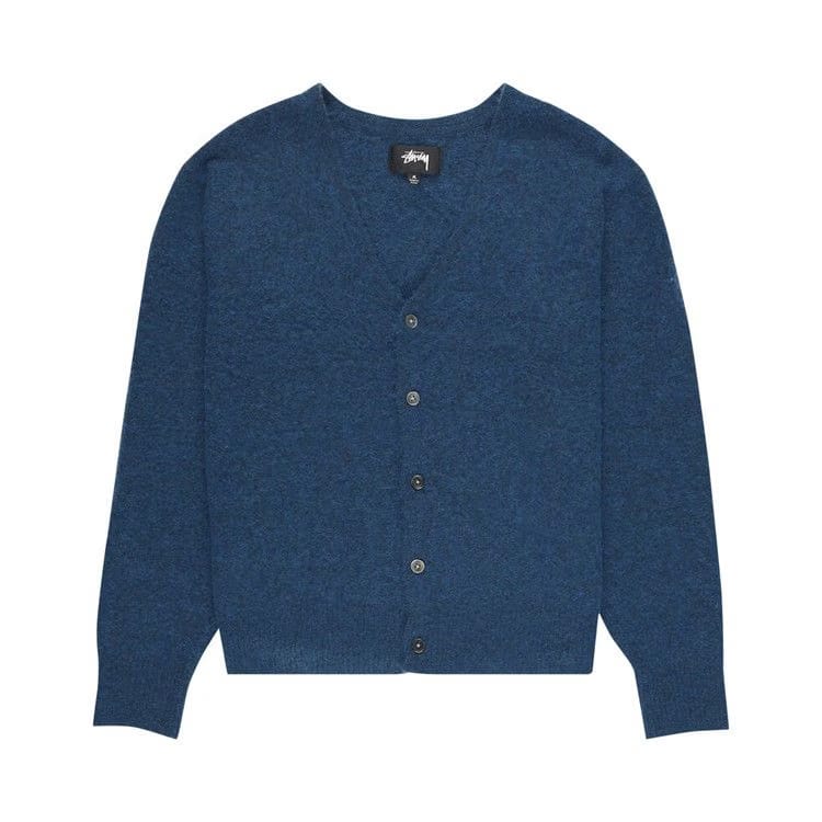 Stussy Brushed Cardigan Blue