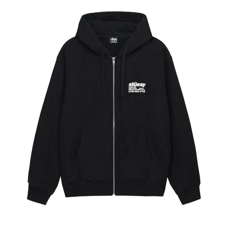 Stussy DNA Zip Hoodie Black