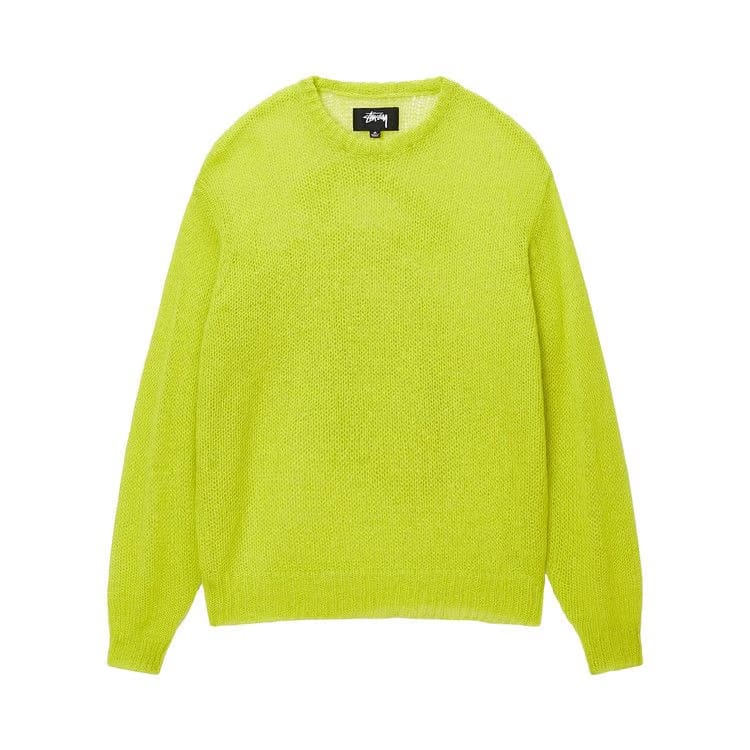 Stussy Loose Knit Sweater Lime
