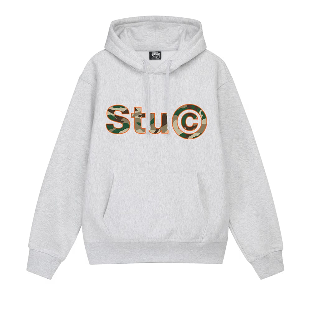 Stussy Stu C. Hoodie Ash Heather