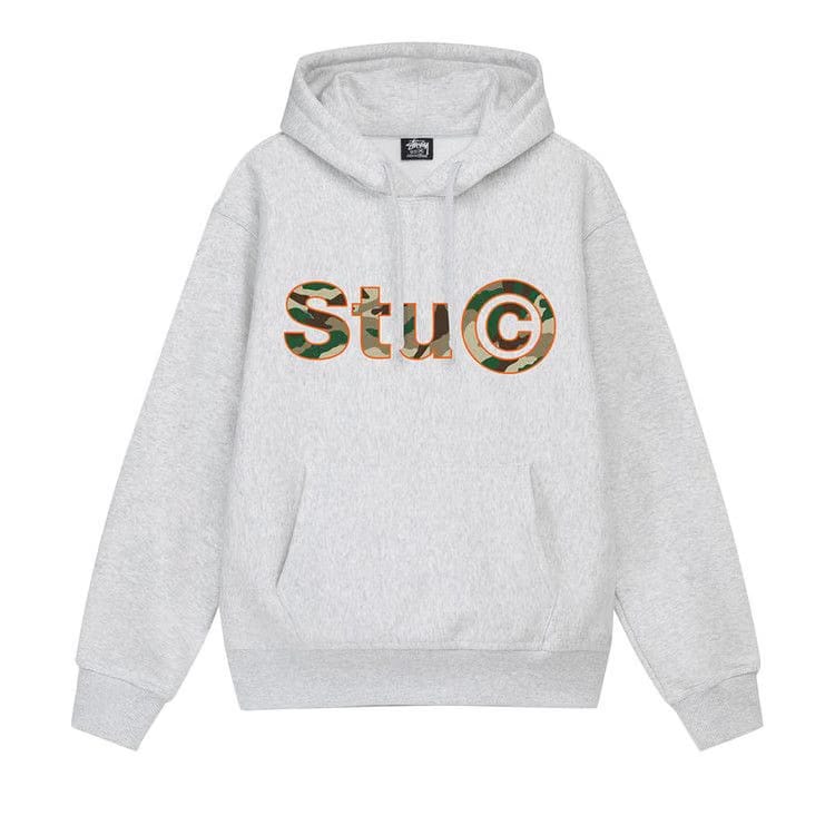 Stussy Stu C. Hoodie Ash Heather