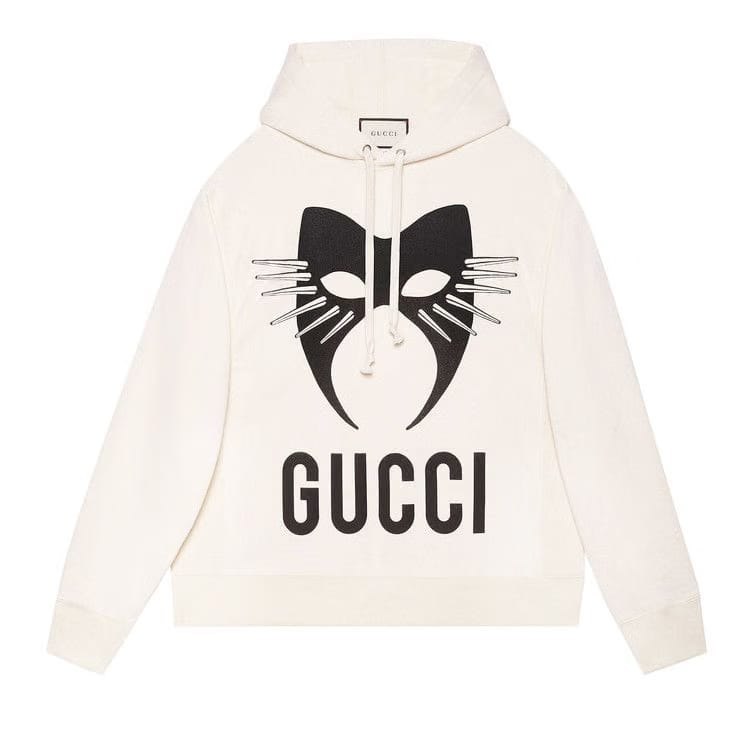 Gucci Manifesto Oversize Sweatshirt Natural