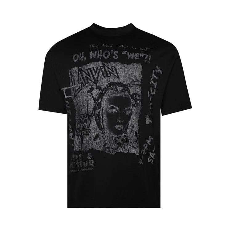Lanvin Printed T-Shirt-Shirt Black