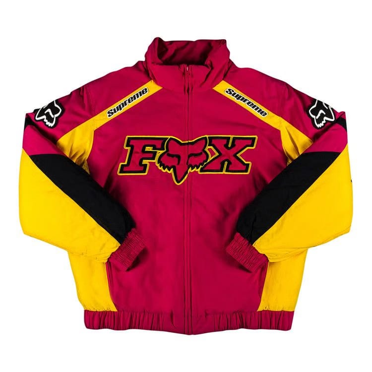 Supreme x Fox Racing Puffy Jacket Pink